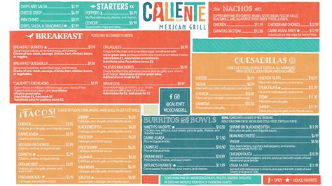 Caliente Mexican Grill .